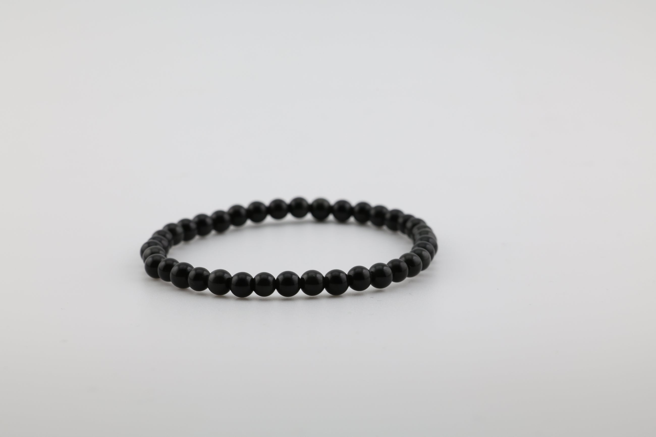 Black Tourmaline Bead Bracelet