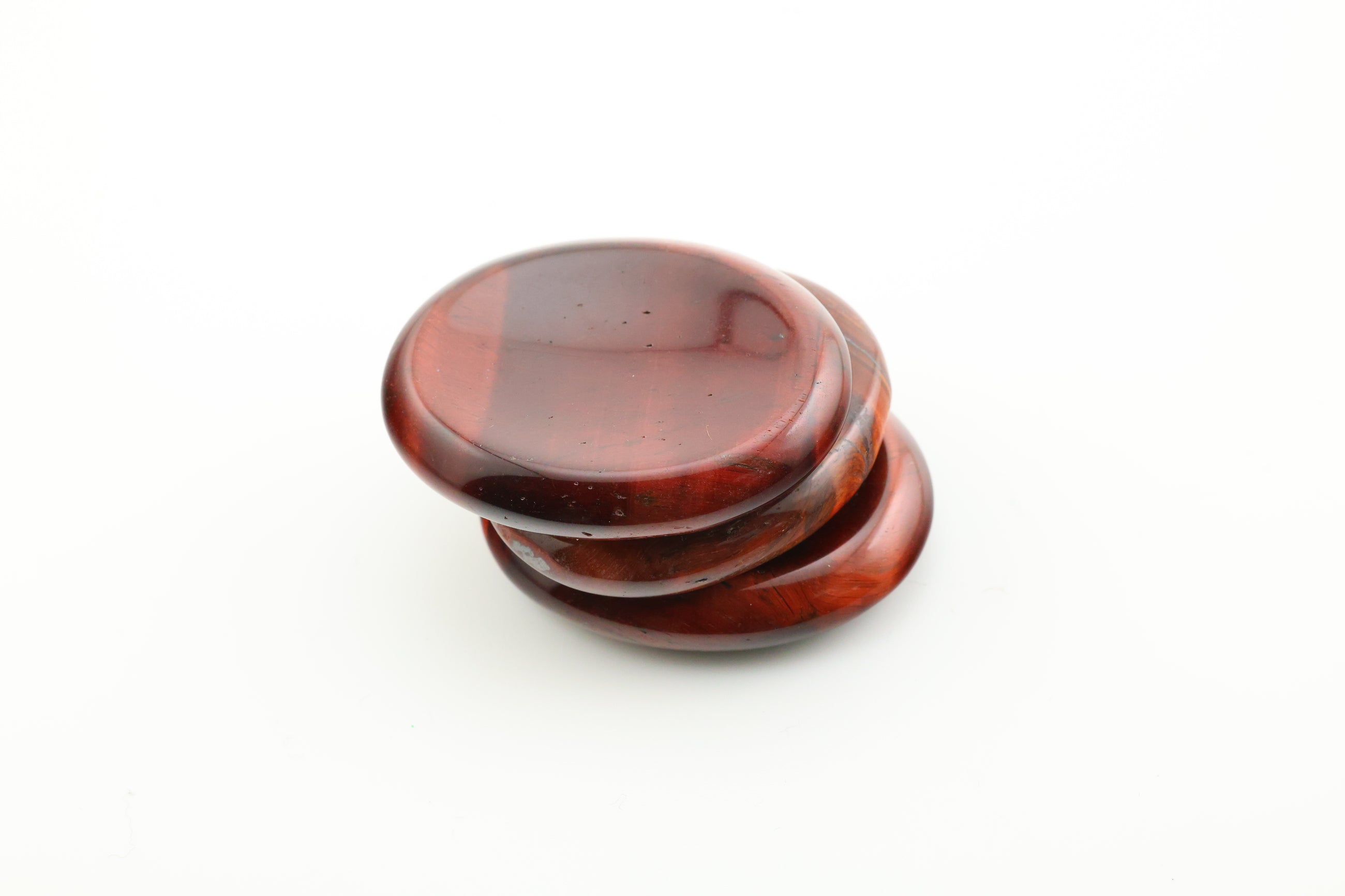 Red Tiger's Eye Worry Stone