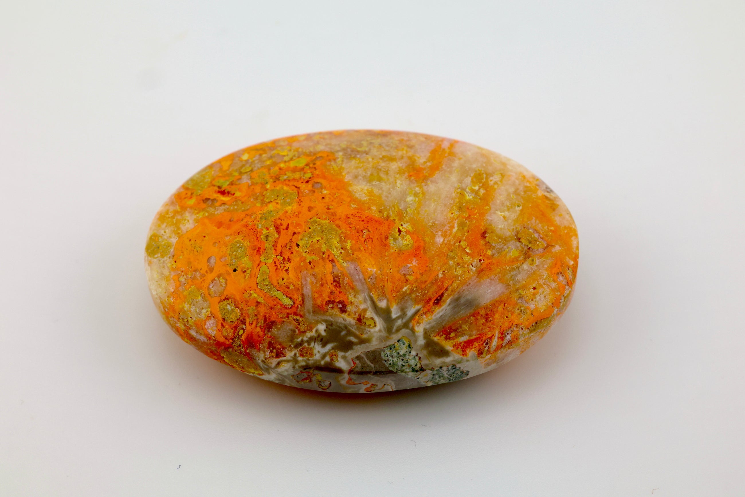 Bumblebee Jasper Palm Stone Large
