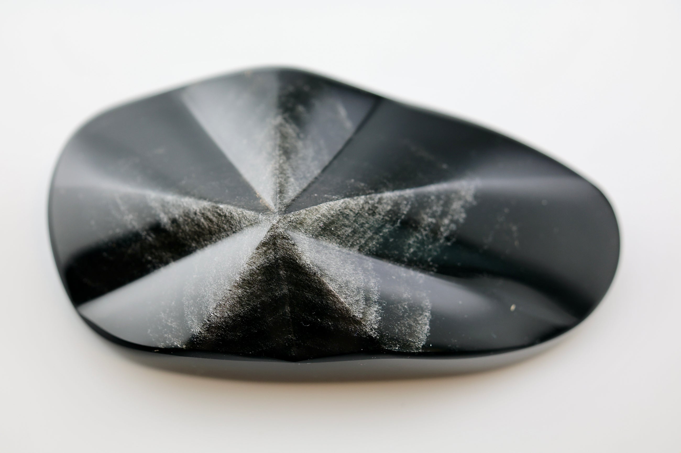 Silver Sheen Obsidian Star