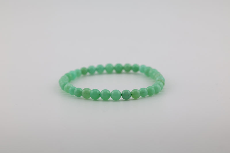 Chrysoprase Bead Bracelet