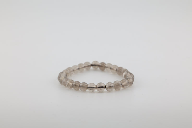 Smoky Quartz Bead Bracelet