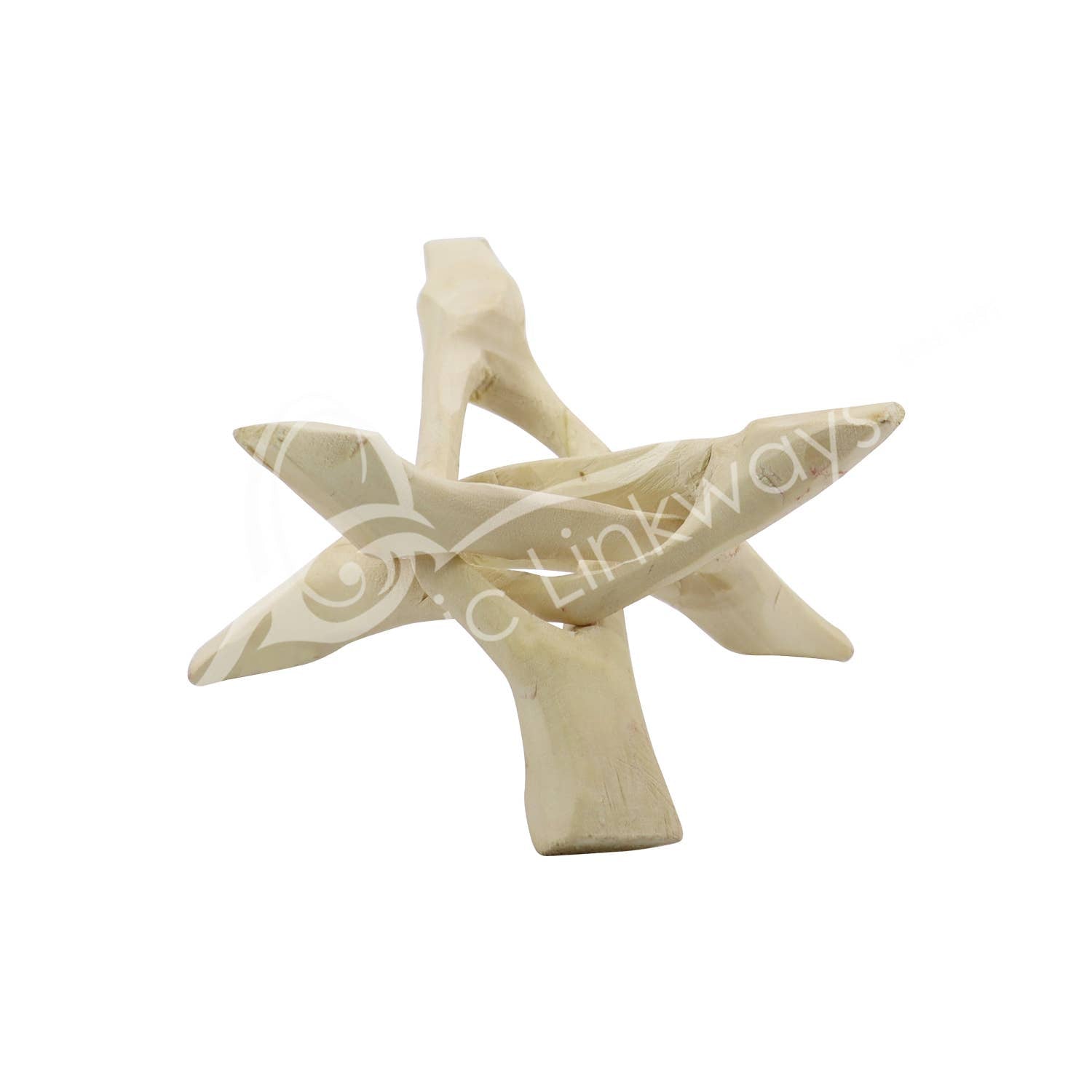 (PC)STAND - WOOD, NATURAL BRANCHES FOUR LEGS 4"
