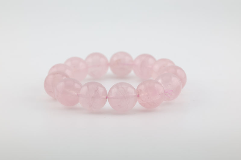 Rose Quartz Bead Bracelet