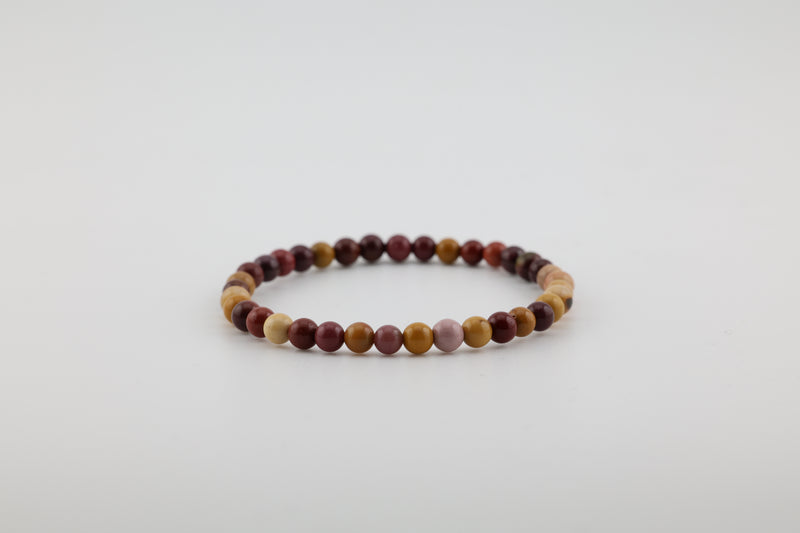 Mookaite Jasper Bead Bracelet