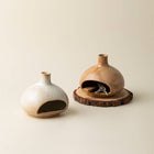 Gohobi Little Puff Ceramic Aromatherapy Fireplace Burner: Black