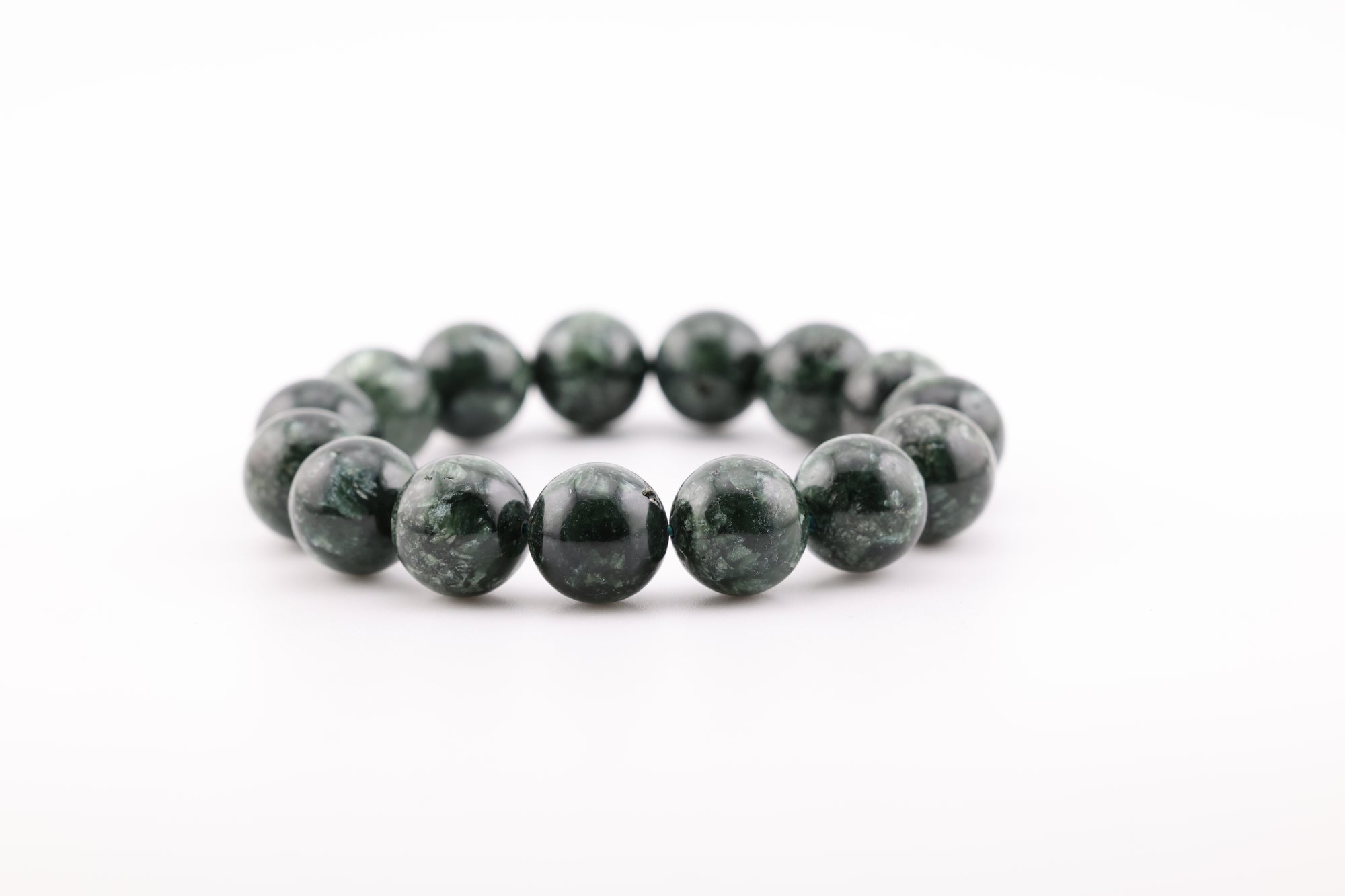 Seraphenite Bead Bracelet