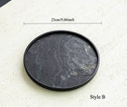 Gohobi Wabi-Sabi Stone Panel Tea Tray: Style F