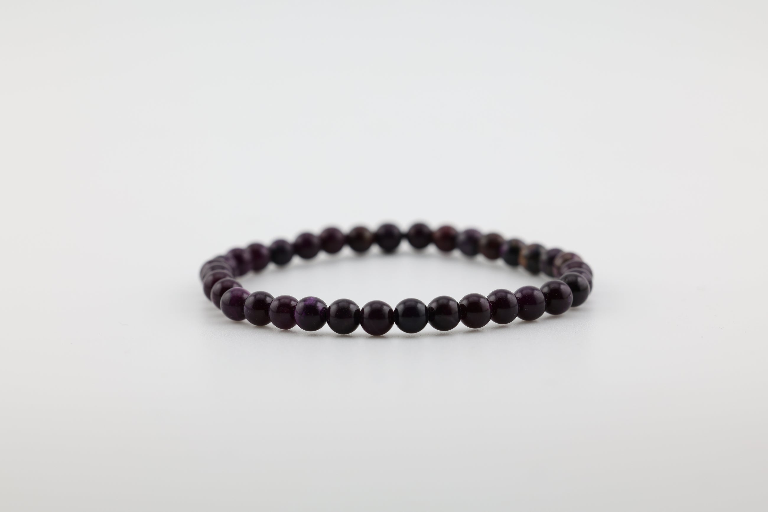 Garnet Bead Bracelet