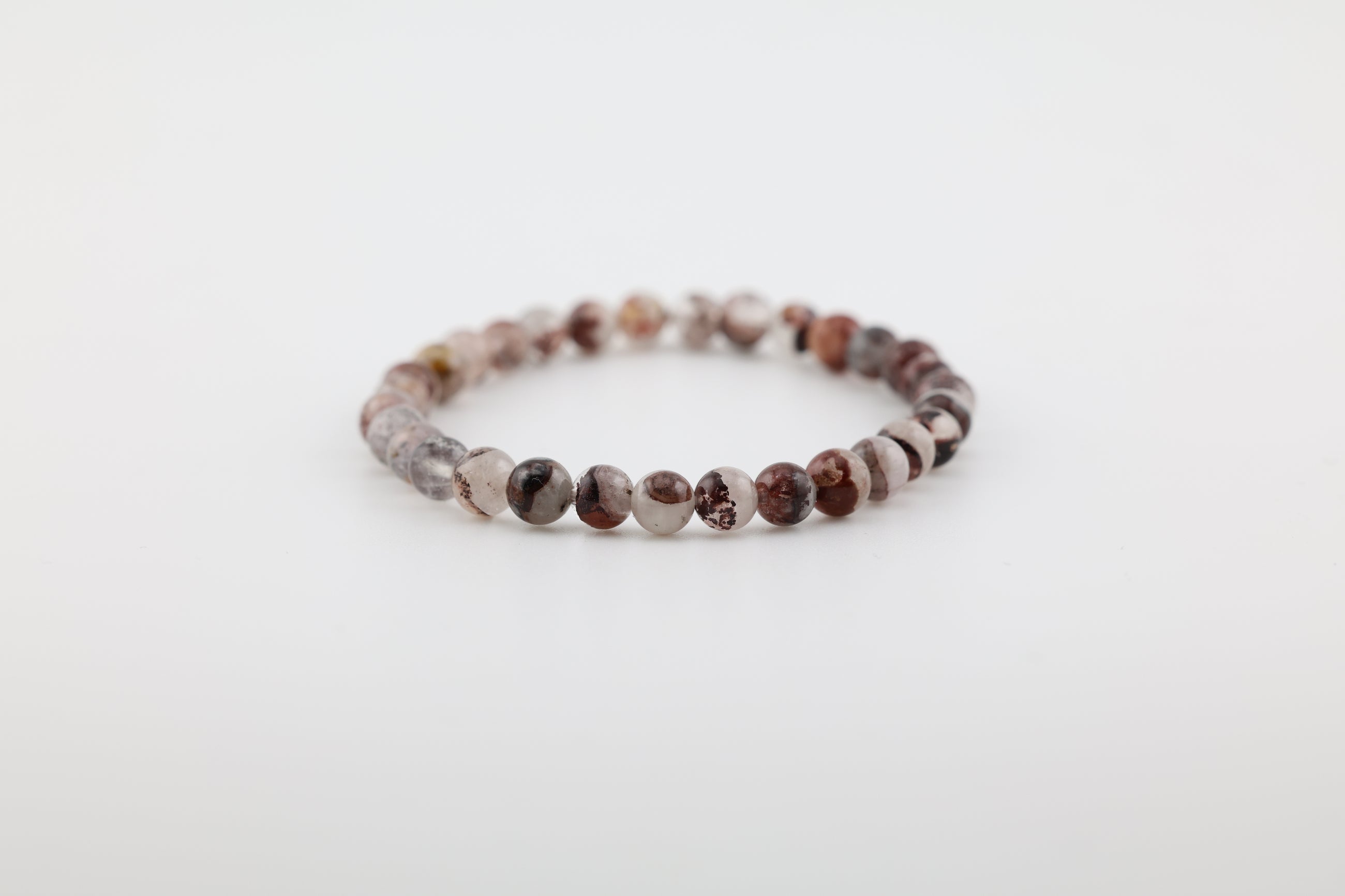 Hematoid Quartz Bead Bracelet Large