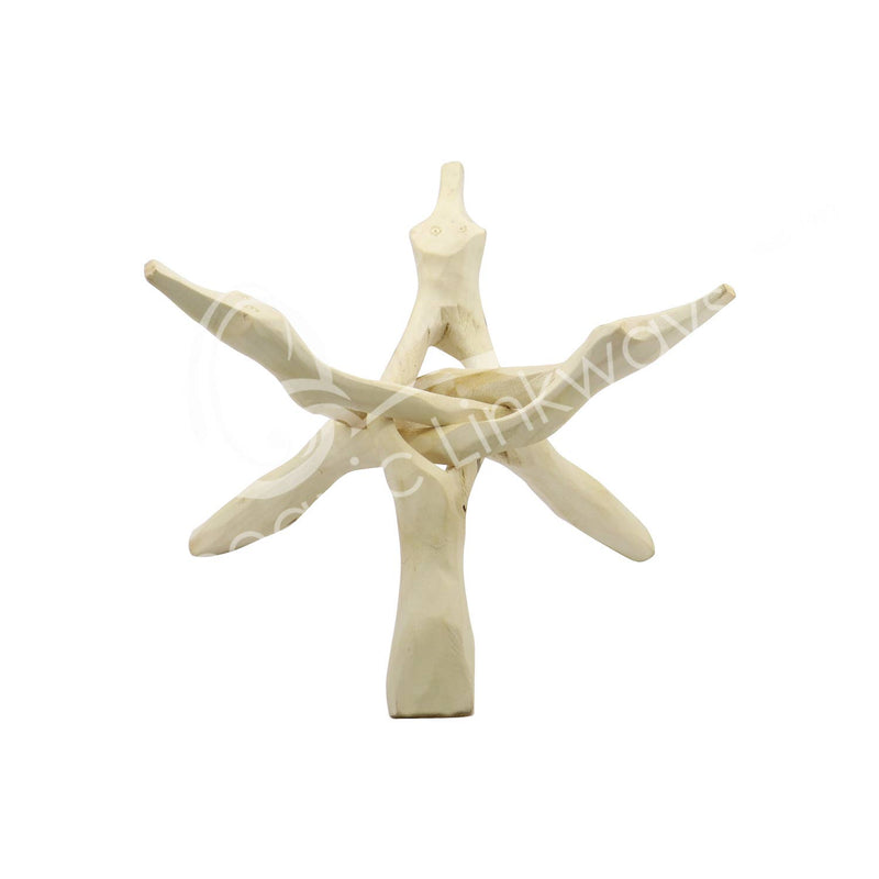 (PC)STAND - WOOD, NATURAL BRANCHES FOUR LEGS 8"