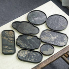 Gohobi Wabi-Sabi Stone Panel Tea Tray: Style C