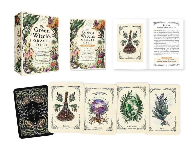 Green Witch's Oracle Deck by Arin Murphy-Hiscock: Flashcards; 100 pages, English
