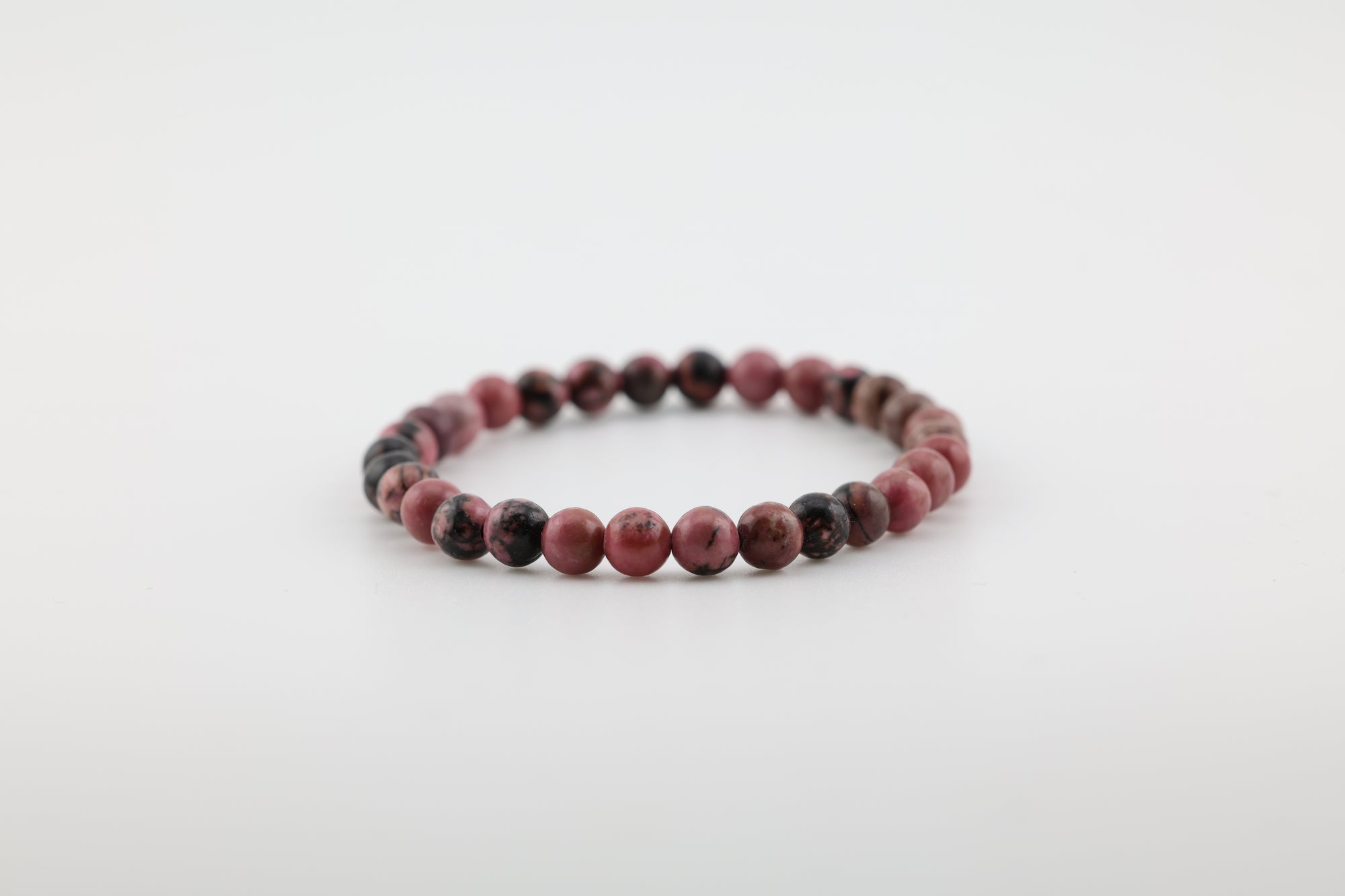 Rhodonite Bead Bracelet