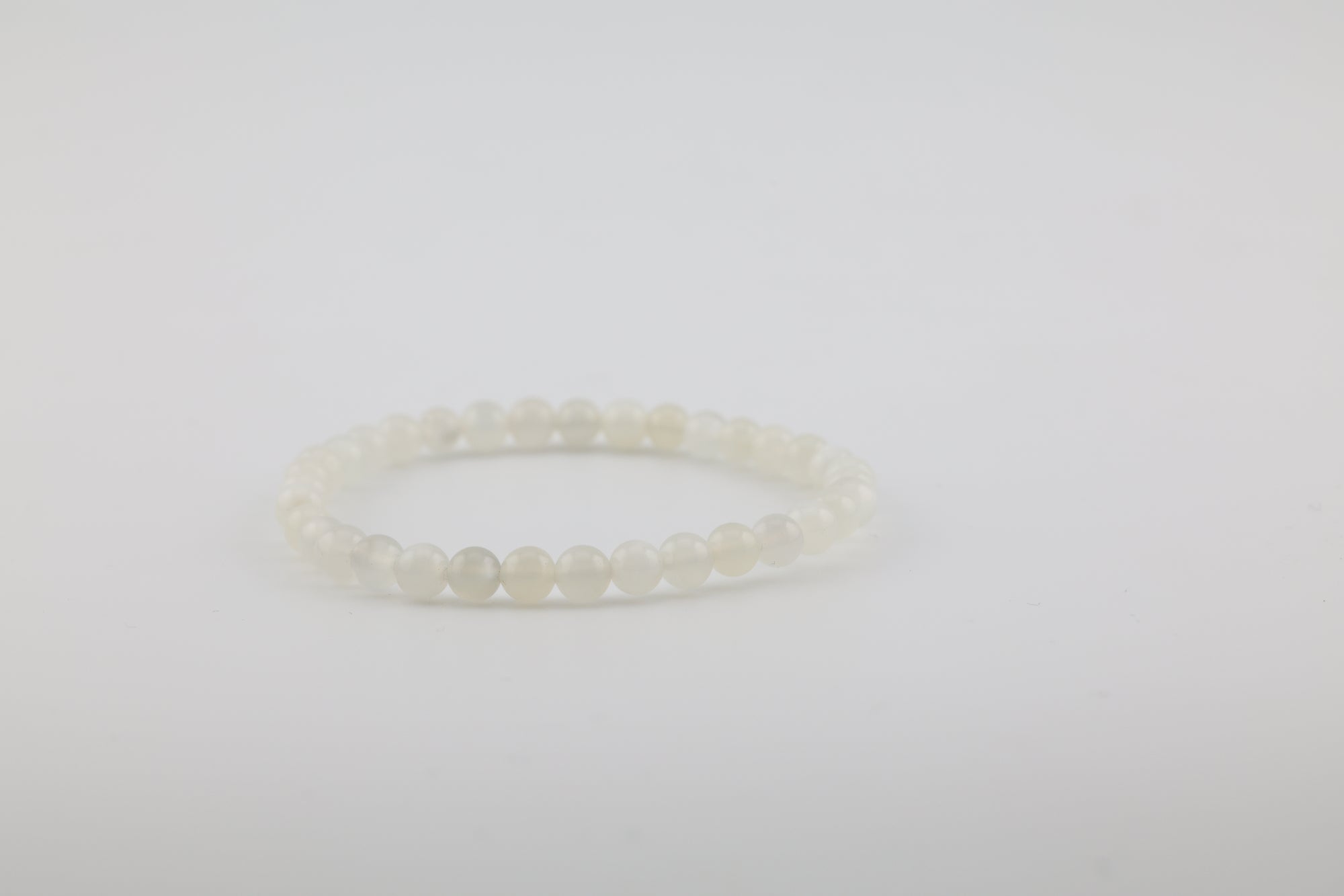 Rainbow Moonstone Bead Bracelet
