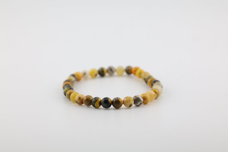 Bumblebee Jasper Bead Bracelet