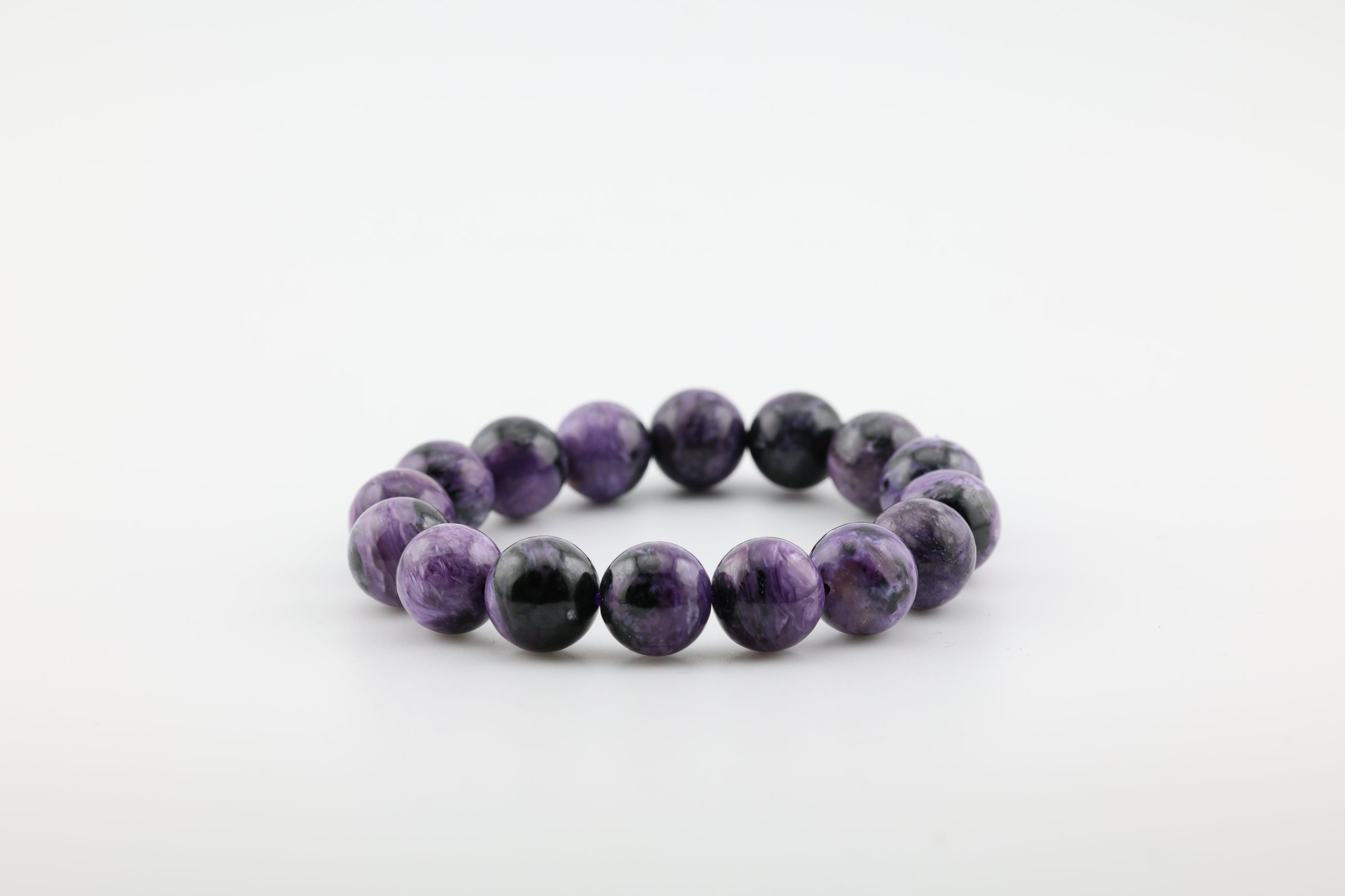 Charoite Bead Bracelet