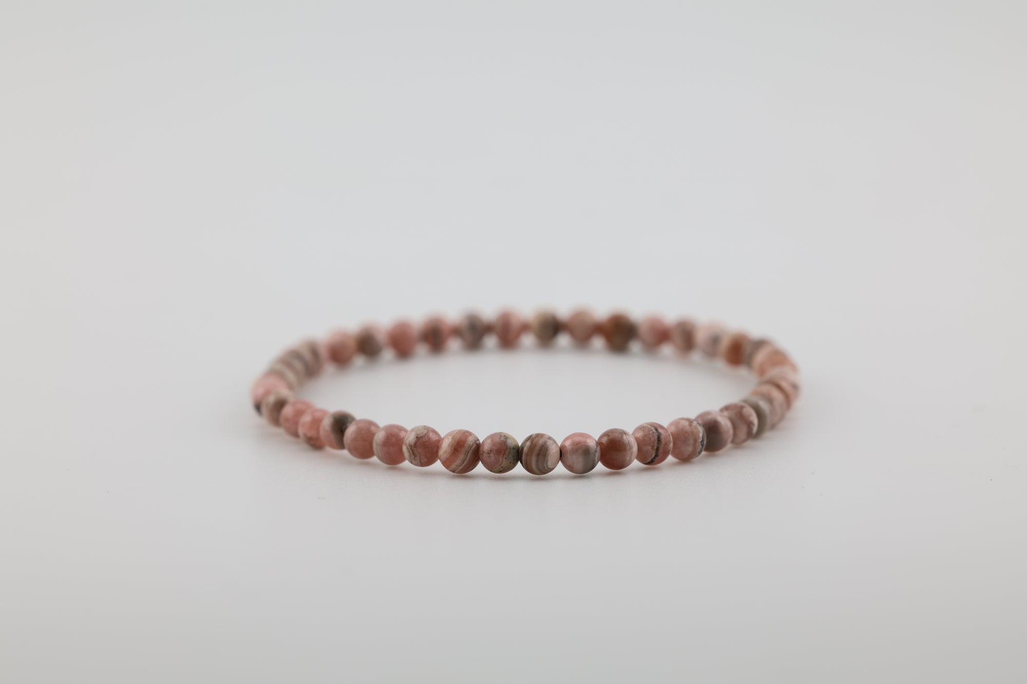 Rhodochrosite Bead Bracelet