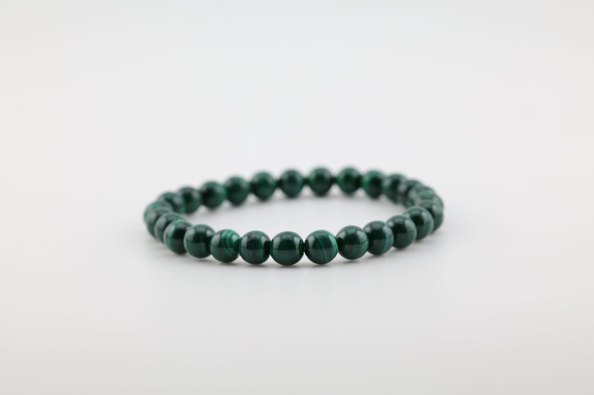 Malachite Bead Bracelet