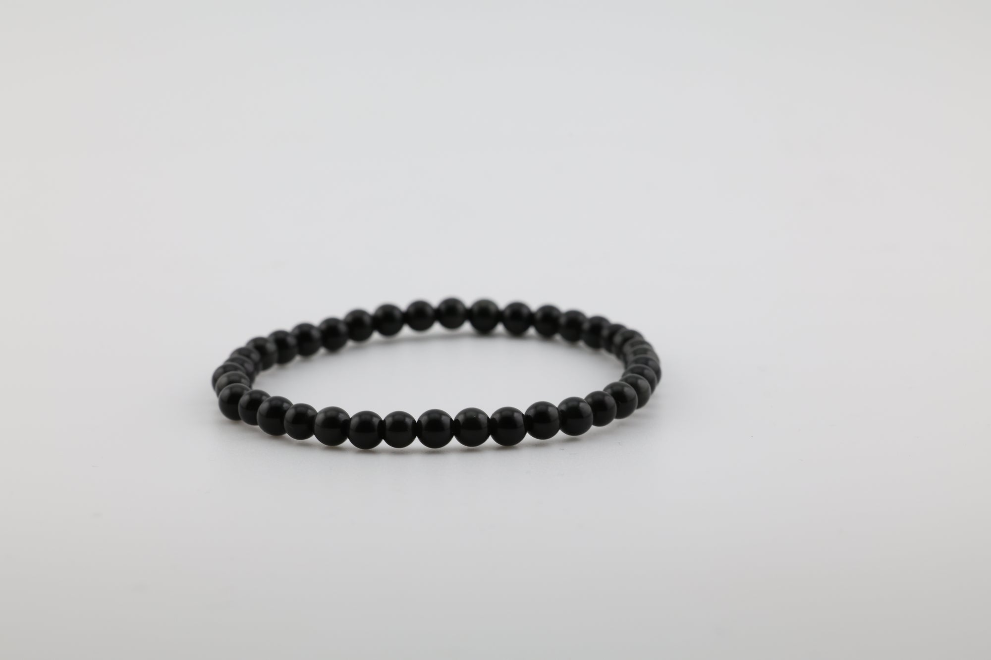 Black Tourmaline Bead Bracelet