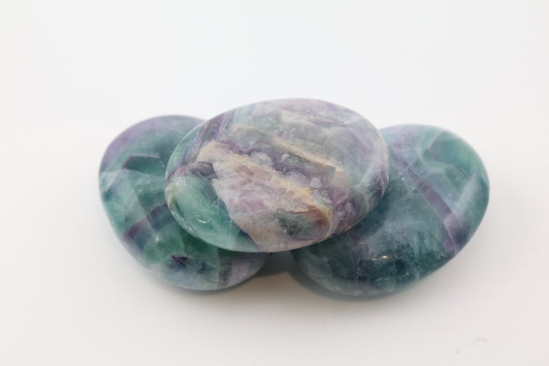 Rainbow Fluorite Palm Stones