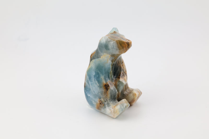 Blue Onyx Bear Sitting