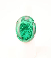 Malachite Ring Sterling Silver