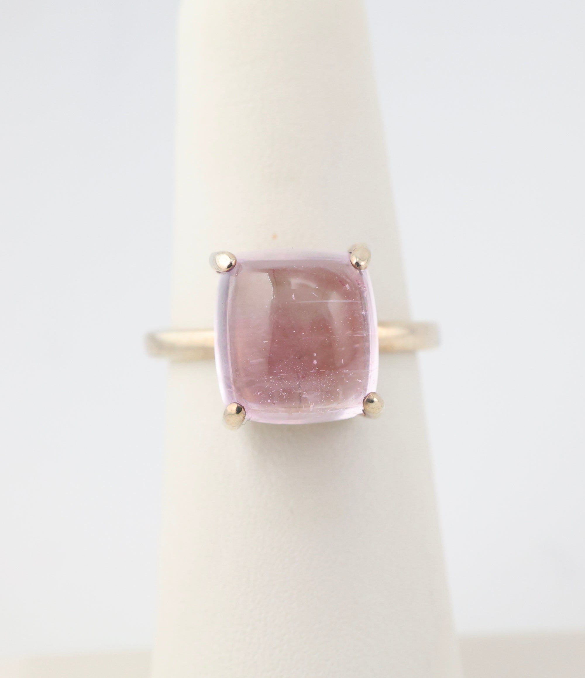Kunzite Ring Sterling Silver