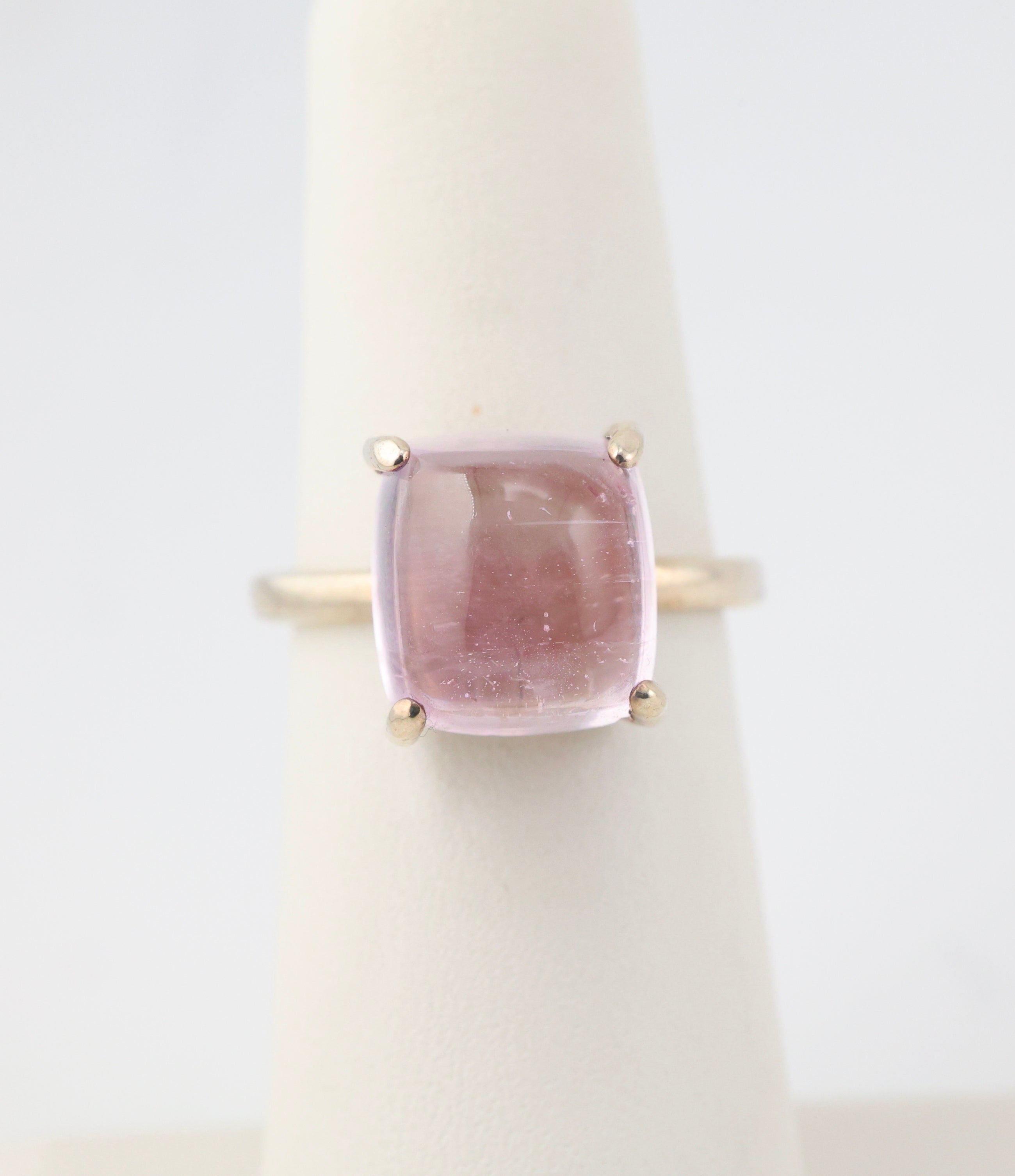 Kunzite Ring Sterling Silver