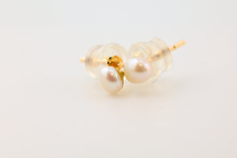 Pearl Earrings 14k Gold