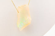 Opal Necklace on 14k Gold 16in Chain