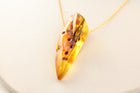 Amber Necklace on 14k Gold 16 inch