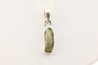 Moldavite Necklace Sterling Silver