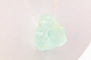 Aquamarine Necklace Sterling Silver
