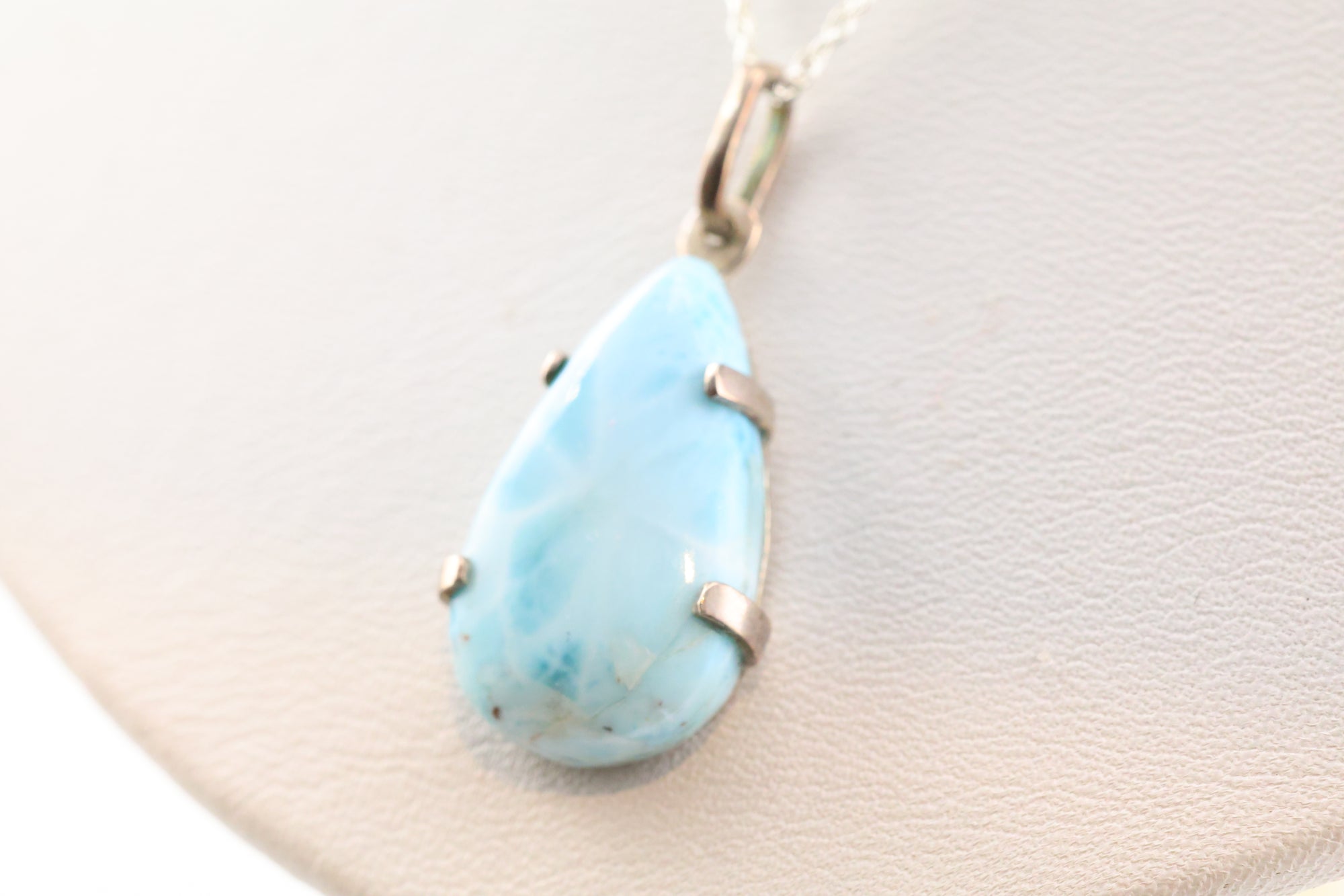 Larimar Necklace Sterling Silver