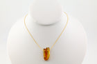 Amber Necklace on 14k Gold 16 inch