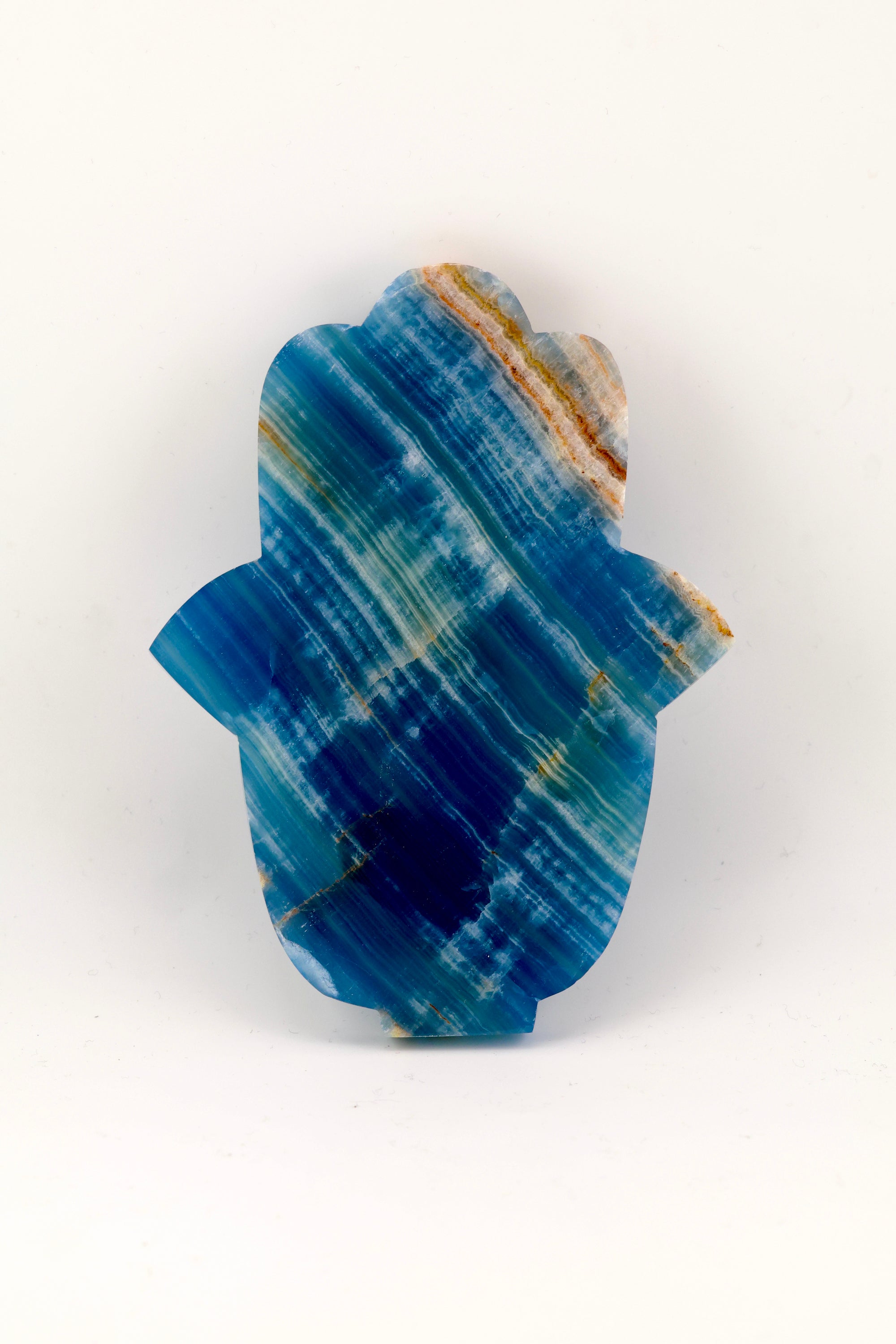 Blue Onyx Hamsa