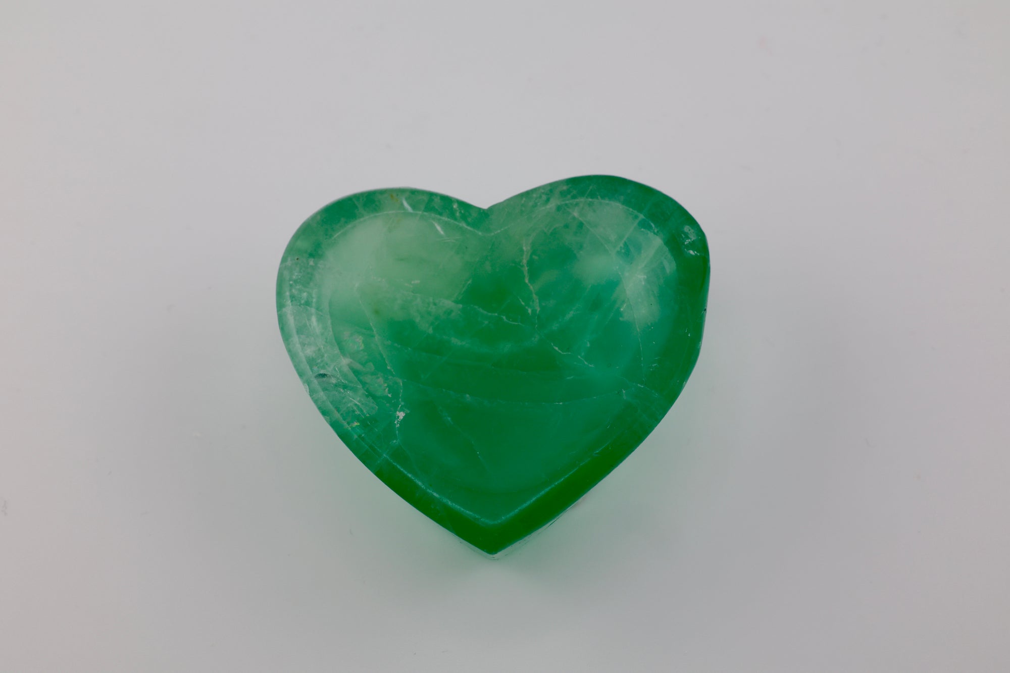Rainbow Fluorite Heart Bowl