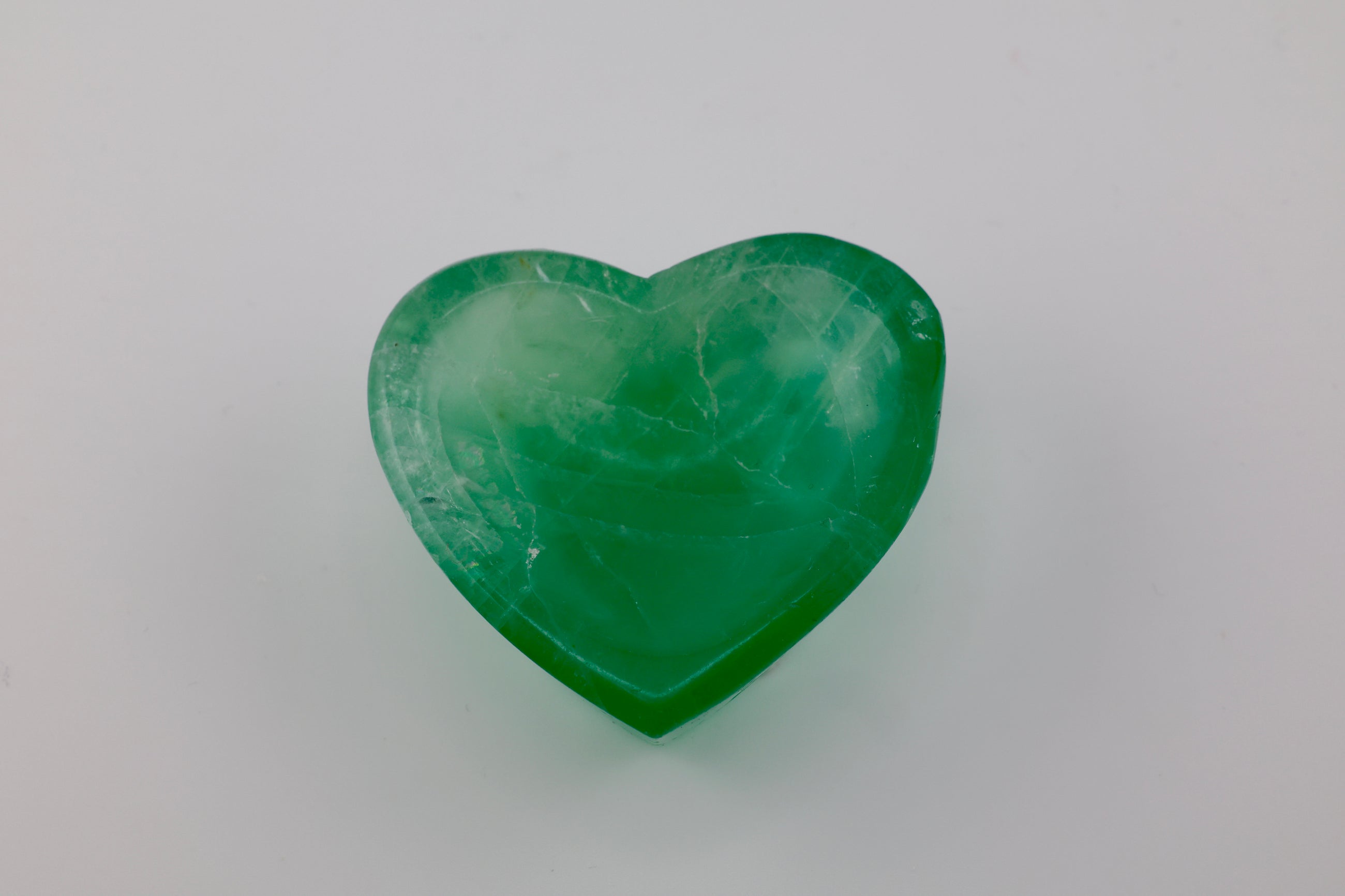 Rainbow Fluorite Heart Bowl