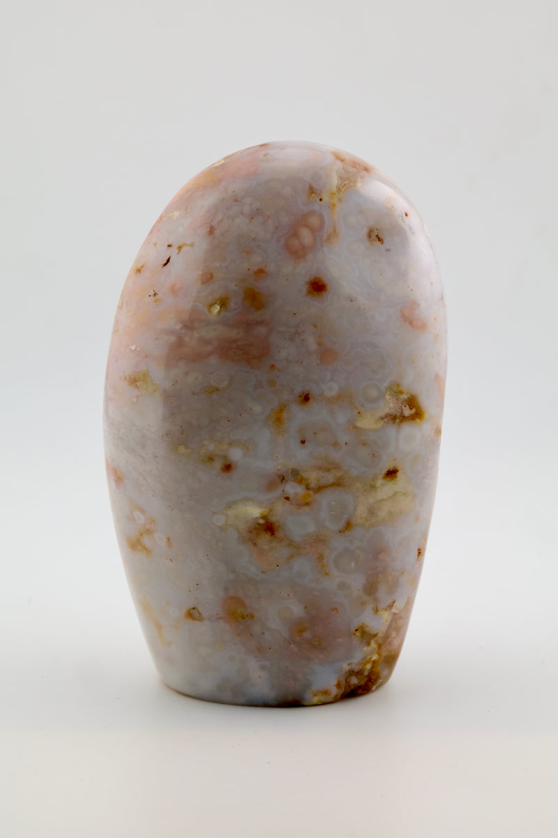 Flower Agate Freeform Cutbase