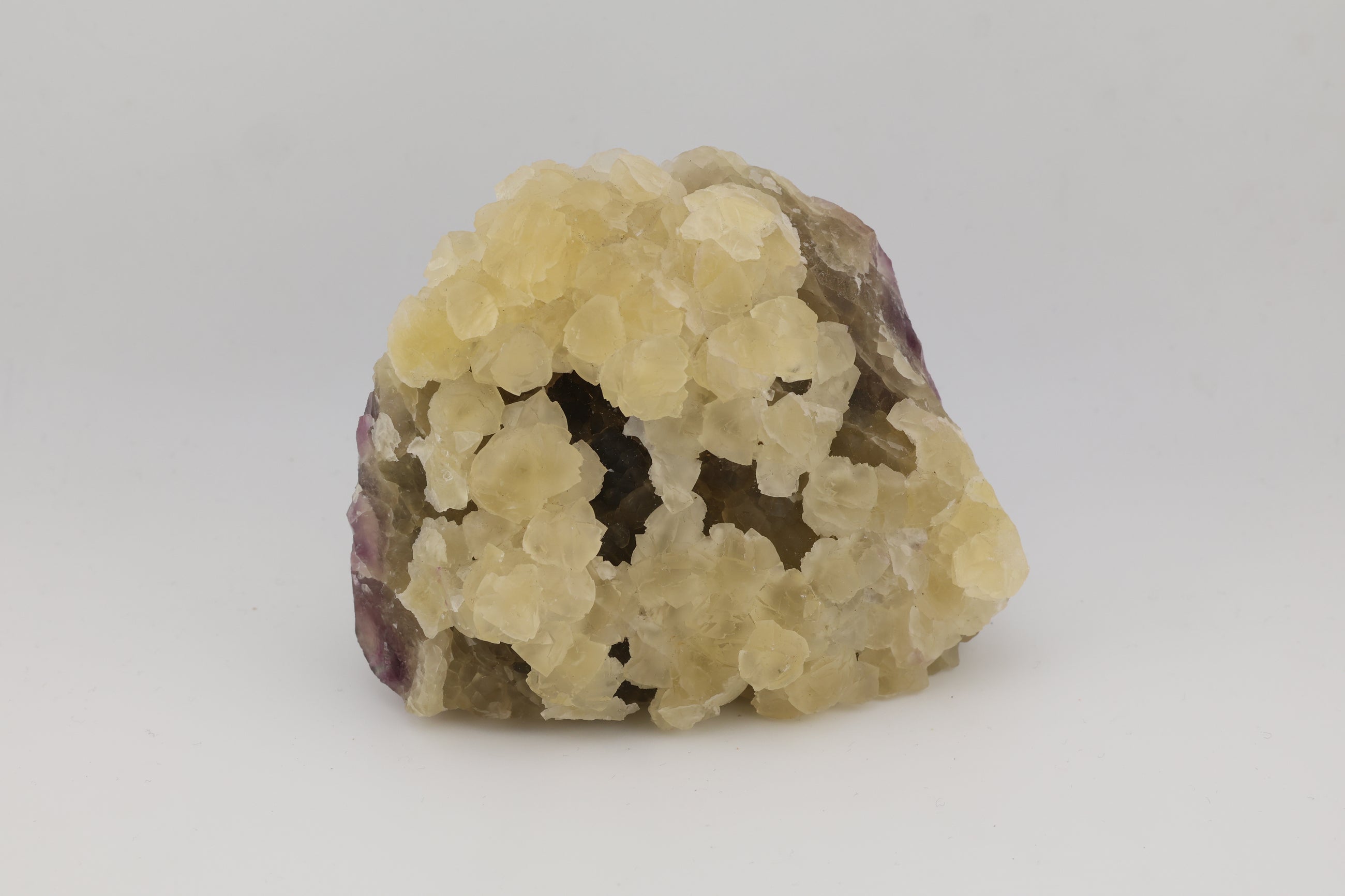 Yellow Fluorite and Purple Fluorite, botryoidal
