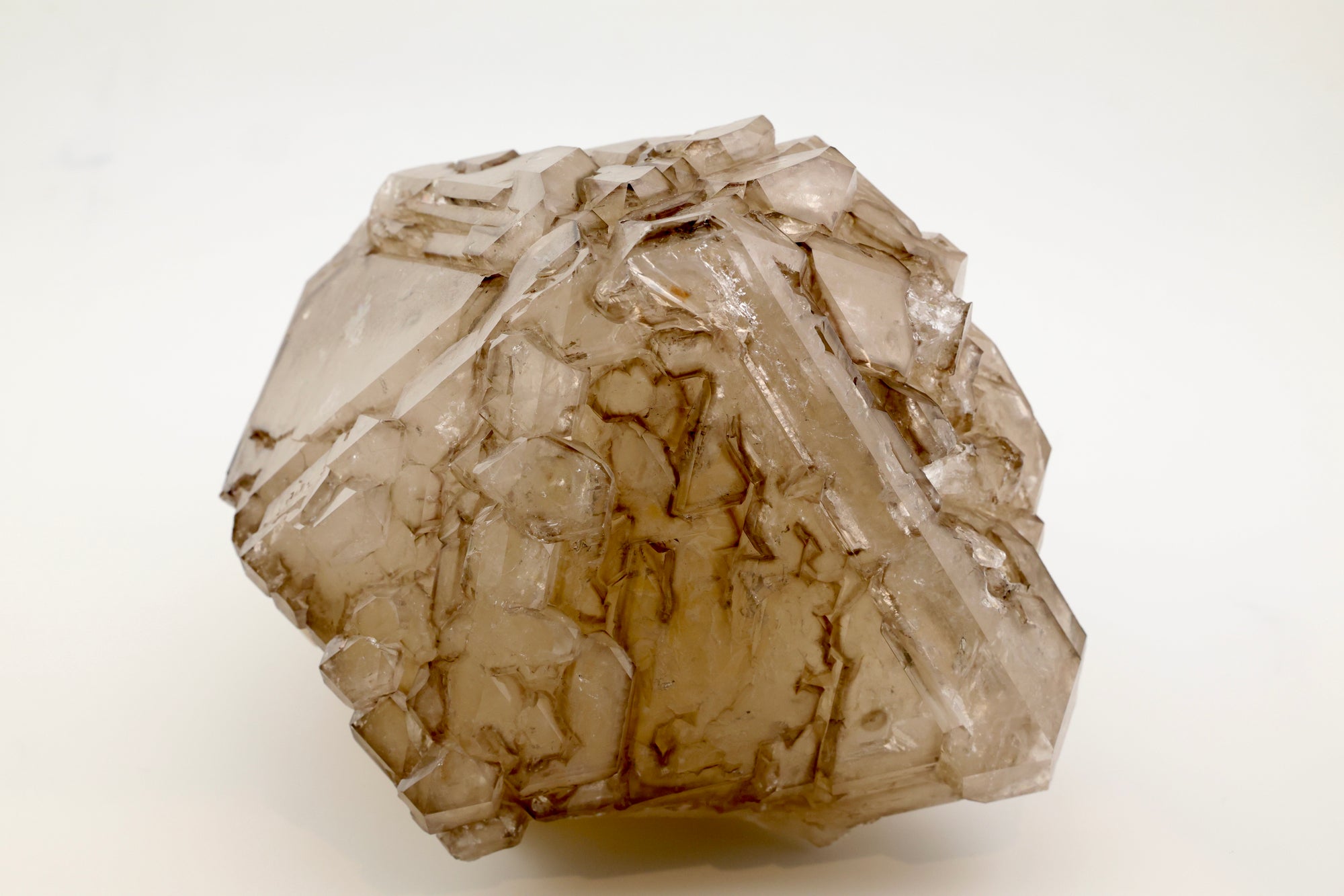 Smoky Quartz Point with Elestials