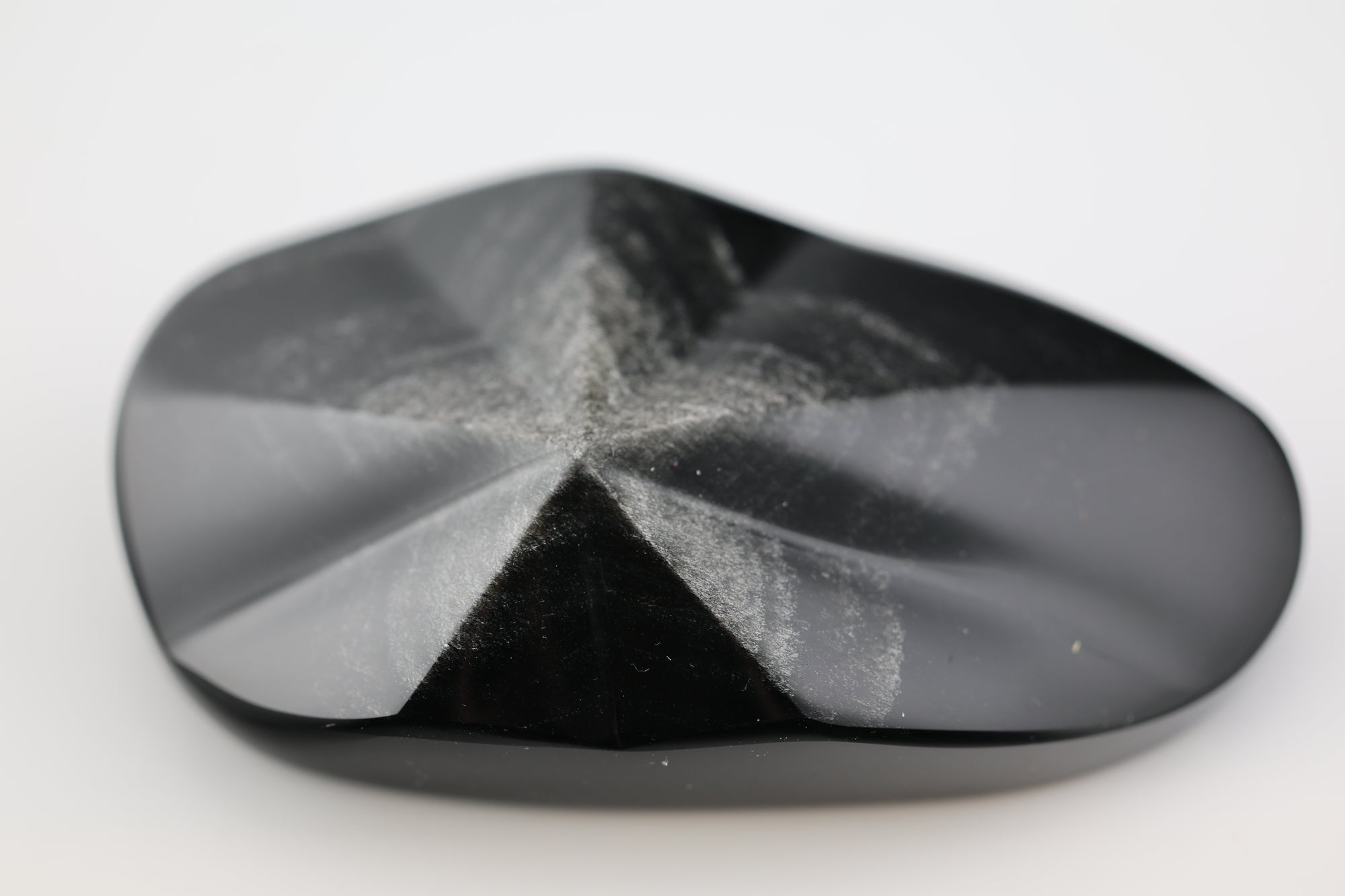 Silver Sheen Obsidian Star