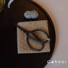 Gohobi Handmade Old Iron Tea Scissors – Portable Tea Ceremony Accessory: Light Green