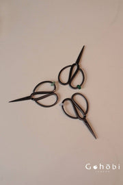 Gohobi Handmade Old Iron Tea Scissors – Portable Tea Ceremony Accessory: Light Green
