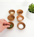 Wood Pinch Bowl/Wood Dipping Bowl/Ring Bowl/Small Wood Bowl: Mineral Oil & Beeswax