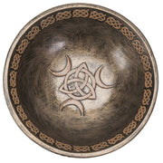 Triple Goddess Resin Offering Bowl for Rituals