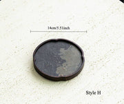 Gohobi Wabi-Sabi Stone Panel Tea Tray: Style C